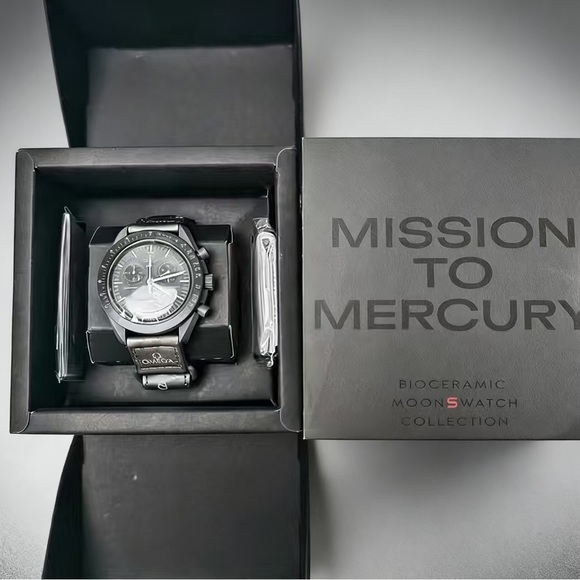 NEW Swatch X Omega Moonswatch Mission To Mercury - Picture 2 of 3